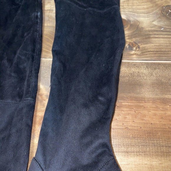 UNISA Women’s QUESIA block heel over the knee boots in VERY BLACK sz 8M - EUC - Picture 3 of 14